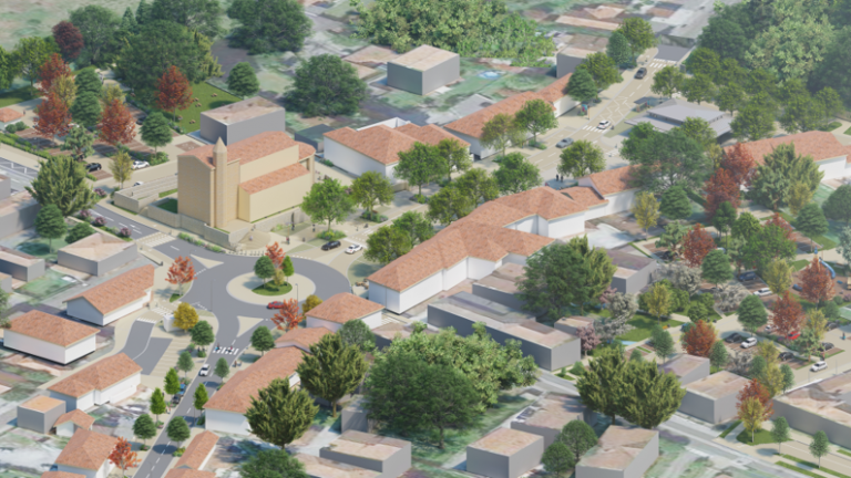 Maîtrise d’œuvre pour l’aménagement des espaces centraux de  Saint-Geours-de-Maremne (40)