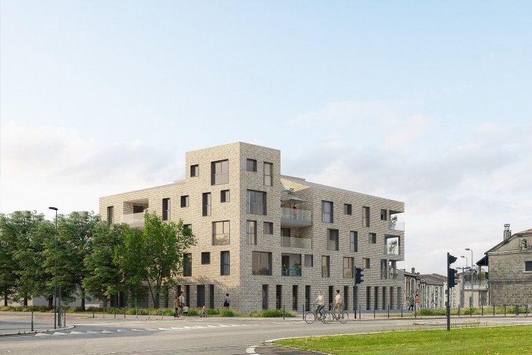 Construction d’un bâtiment avec 15 logements collectifs dans le quartier de la Bastide à Bordeaux (33)