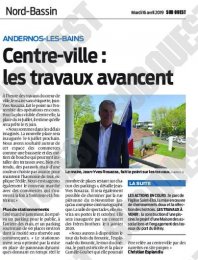 Centre-ville : les travaux avancent