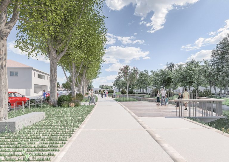 Concours Capbreton. Aménagement des Allées Marines et des abords du marché