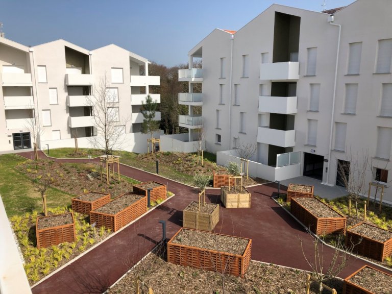 Construction of 55 intermediate housing units on block N2 as part of the ZAC Trois Fontaines in Ondres (40)