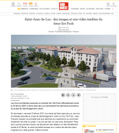 Saint-Jean-de-Luz: des images et une vidéo inédites du futur îlot Foch