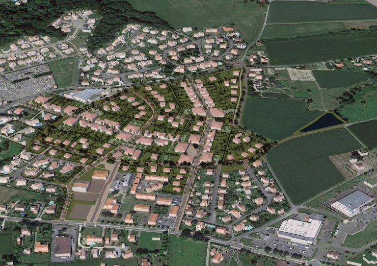 Maîtrise d’œuvre pour l’opération d’aménagement de l’éco-quartier Nauton  à Saint-Sever (40)