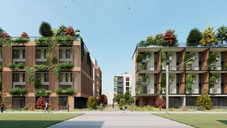 Maitrise d’œuvre pour la construction d’environ 200 logements sociaux et prives + des locaux d’activites (creche et commerce) sur l’îlot CA1’ à Bègles