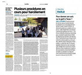 Landes: un jury citoyen donnera son avis sur le golf de Tosse