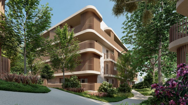 Construction de 13 bâtiments totalisant 153 logements à Hendaye, résidence Aia (64)