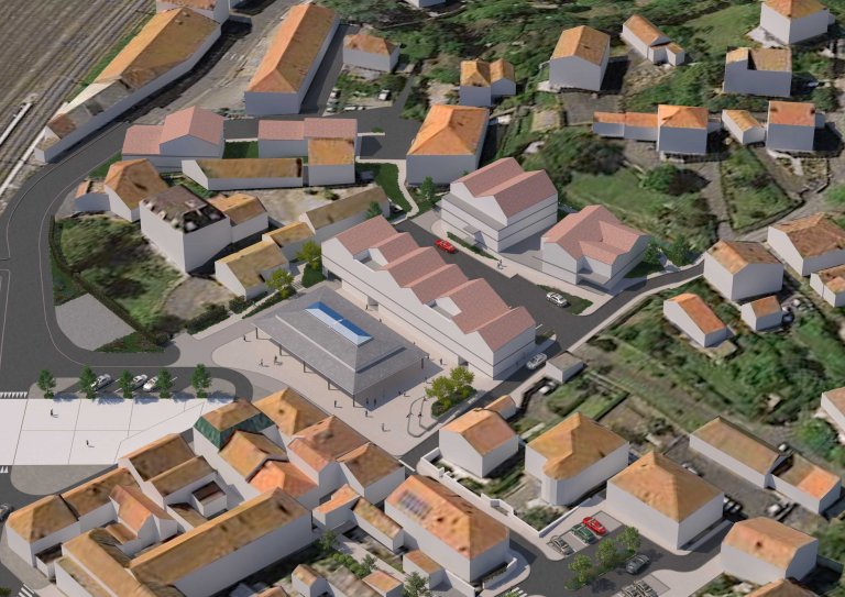 Réalisation d’une étude urbaine pour l’aménagement de la place Semard à Boucau (64)
