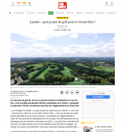 Landes : quel projet de golf pour le Grand Dax?