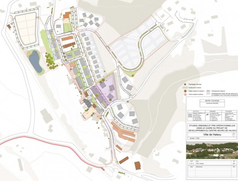 Etudes urbaines et pré-opérationnelles pour le projet de  développement du centre bourg, site dit de « Karrika » à Halsou (64)