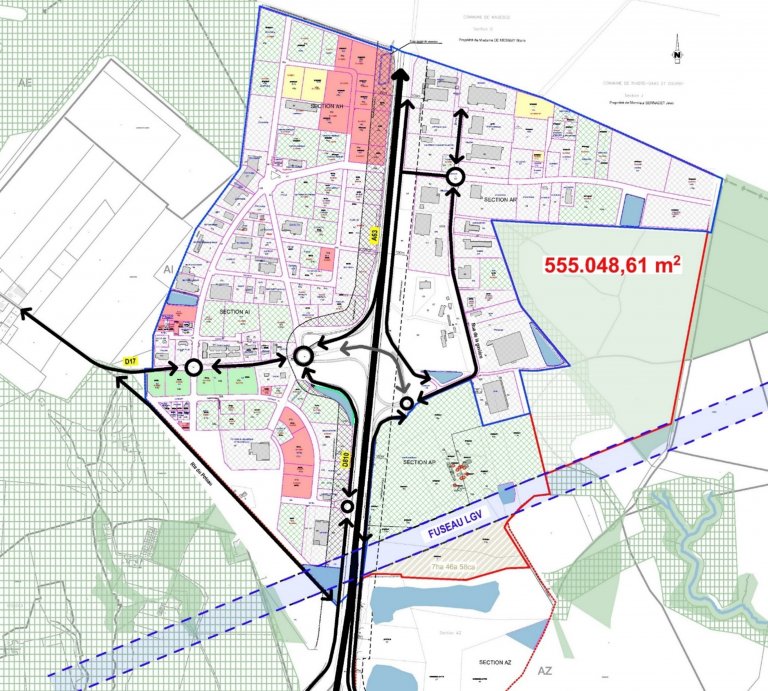 Etude urbaine et technique dans le cadre de l’aménagement  de la ZAC Atlantisud