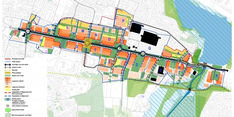 Étude urbaine de la zone Uxcom situé sur l’Avenue de la résistance Saint-Paul-lès-Dax (40)