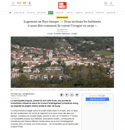 Logement au Pays basque : « Nous invitons les habitants à nous dire comment ils voient Urrugne en 2050 »