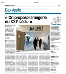 Dax: intelligence artificielle et imagerie du futur au nouveau Médipôle