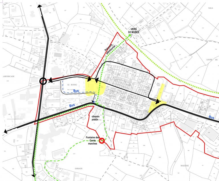 Étude de définition d’un plan de référence pour la redynamisation du  centre-bourg de Montfort-en-Chalosse (40)